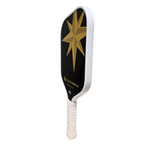 Pickleball carbon fiber paddle - Green Kompass True North (side view) 