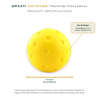 Quiet Training Foam Pickleballs (2-Pack)